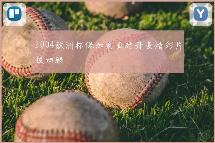 2004欧洲杯保加利亚对丹麦精彩片段回顾